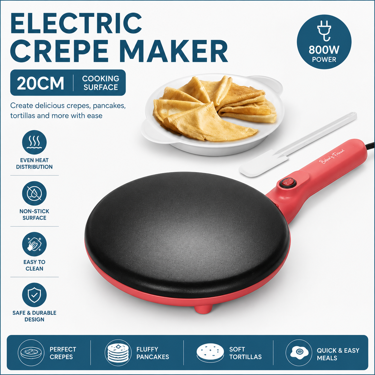 Electric Crepe Maker 20CM