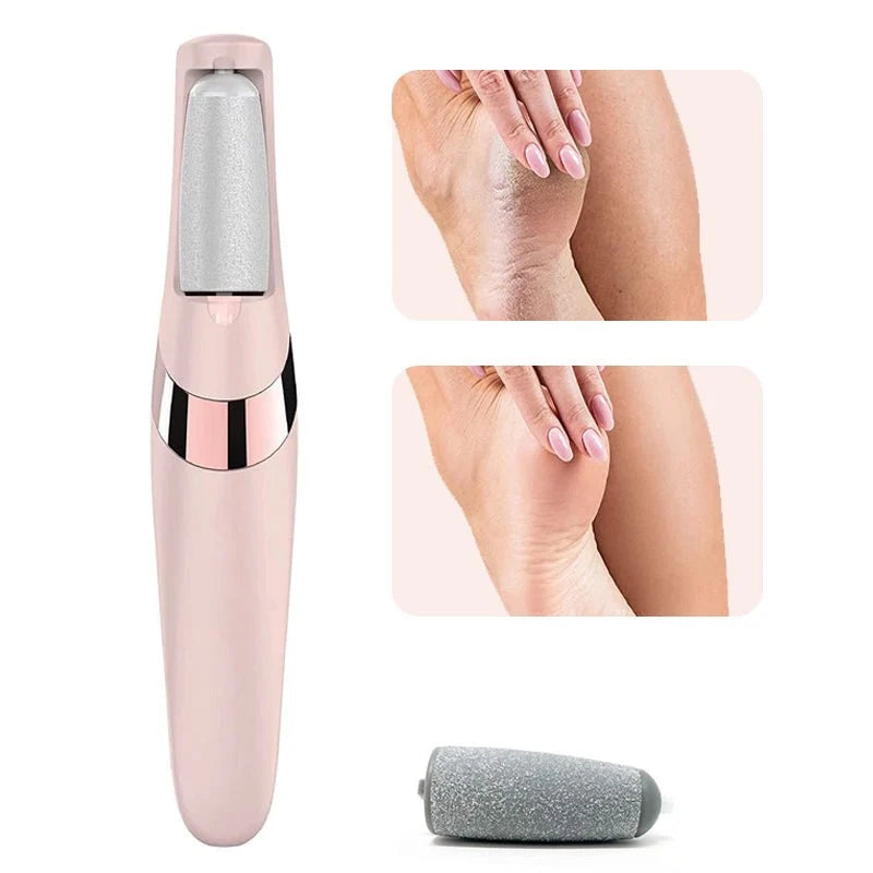 Electric Pedicure Foot File Callus Remover | Rechargeable Waterproof Foot Care Device for Smooth Soft Heels